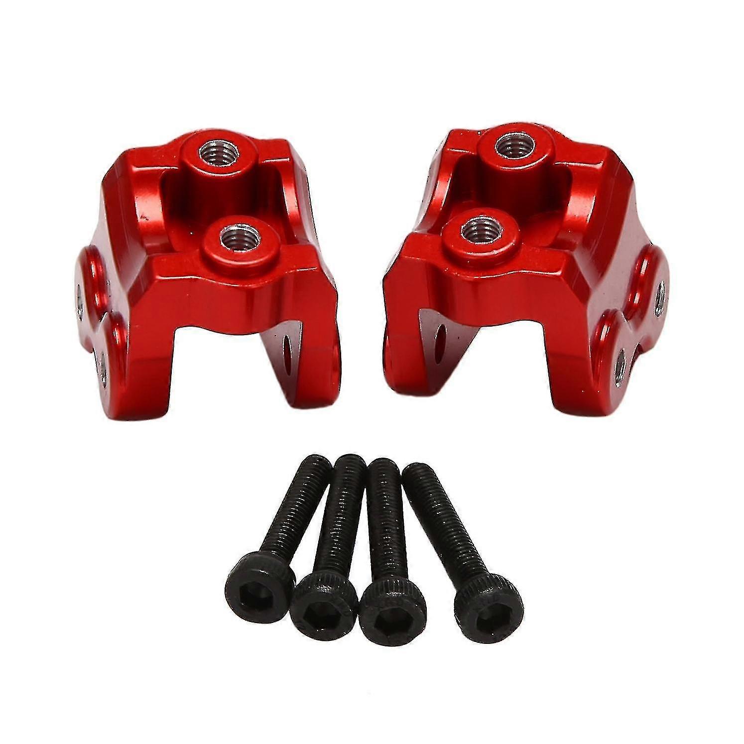 2pcs Front And Rear Axle Pull Code Compatible With Axial Rbx10 Ryft Rc Red