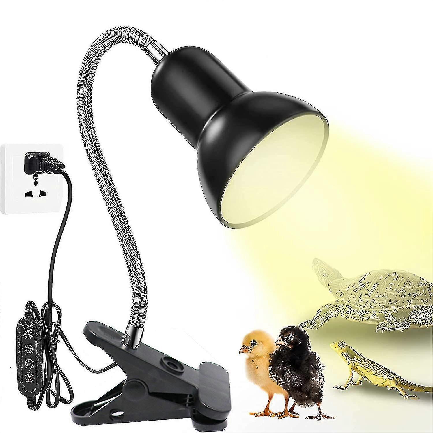 Lampe chauffante UVA UVB pour reptiles, à intensité variable, pour tortues, lézards, serpents