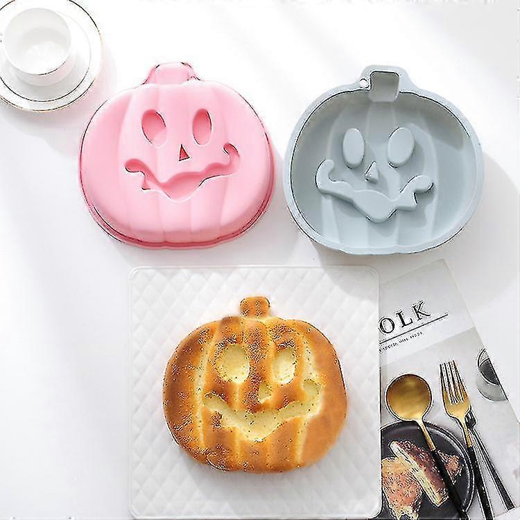カボチャハロウィーンシリコーンムースケーキモールド8インチベーキングパンフレンチデザートムースベーキングツール
