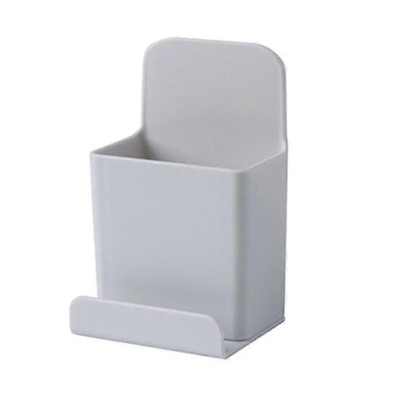 Remote Control Storage Box Wall Mounted Universal Charger Phone Holder Stand Rack Hanger Base Support Hook Hanging Organizer