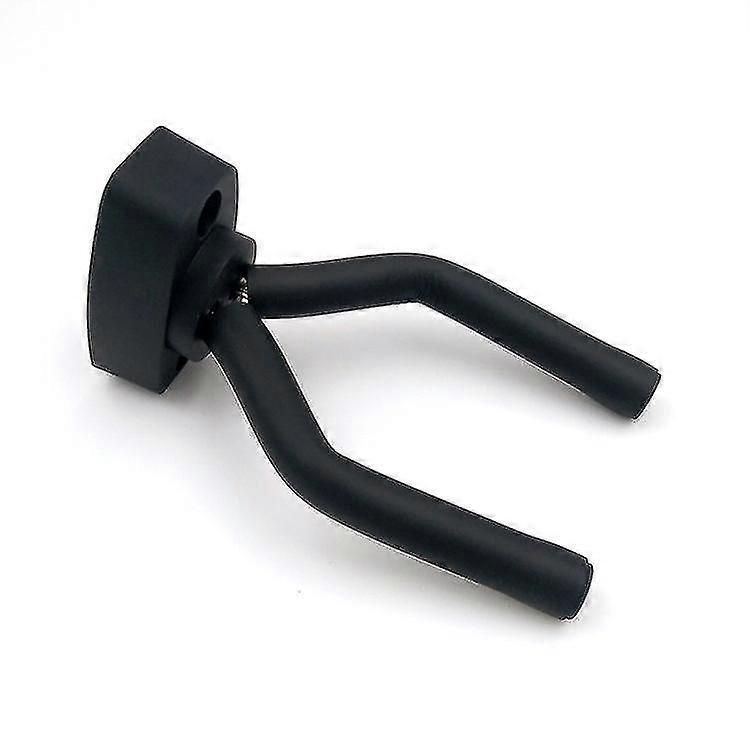Adjustable Guitar Hanger Wall Mount Display Bass Ukulele Bracket Hook Holder(black)(1pcs)