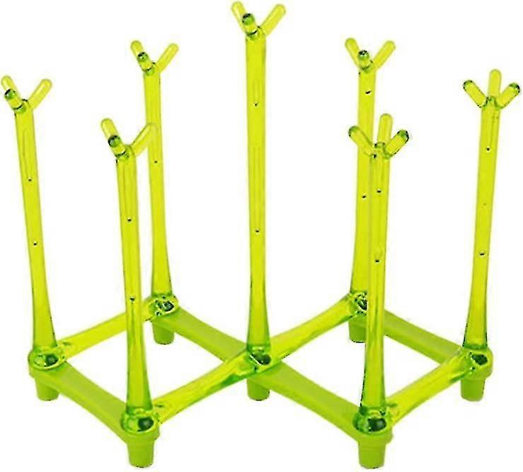 Space Saving Expandable Drying Rack Portable Bottle (green)