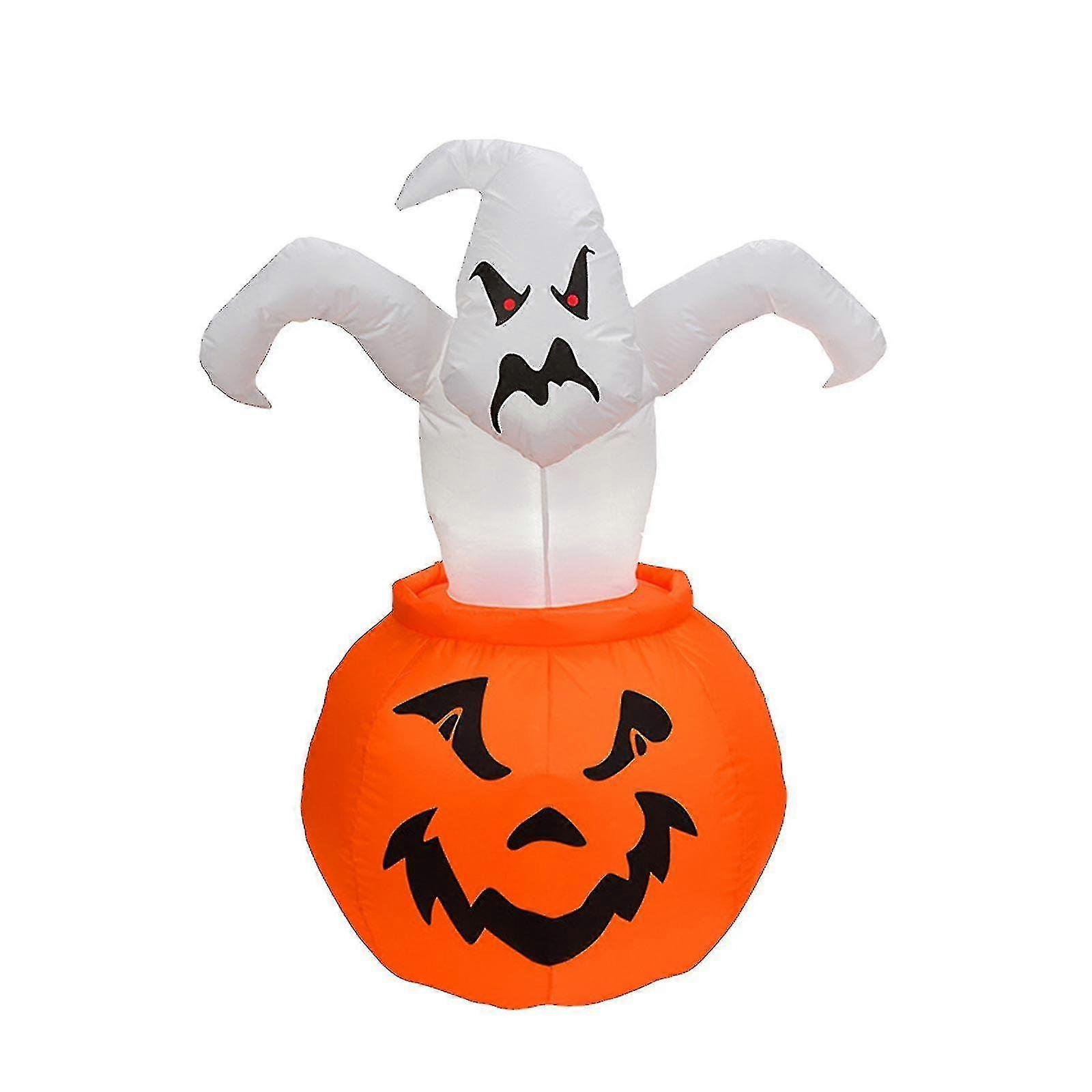 Halloween Inflatable Inflatable Pumpkin Ghost Luminous Decoration Props Model
