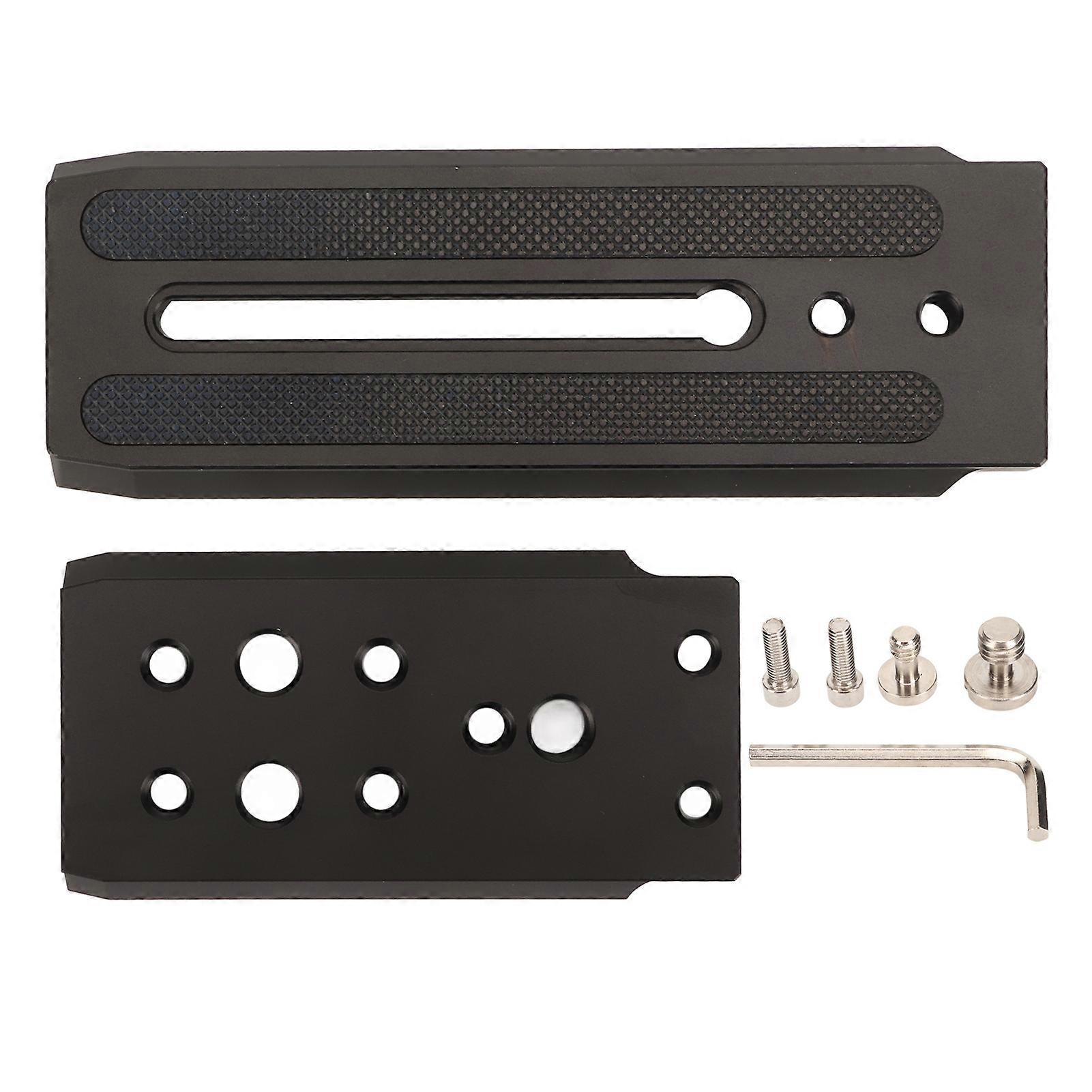 L Shaped Quick Release Plate Vertical Horizontal Switching Aluminium Alloy Camera Quick Release Plate for 80D 5D D800