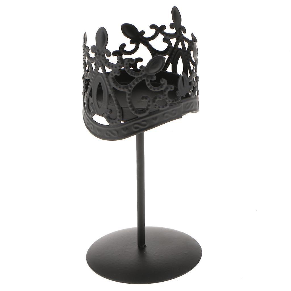 Wrought Iron Tea Light Candle Holder Candlestick Wedding Decor White