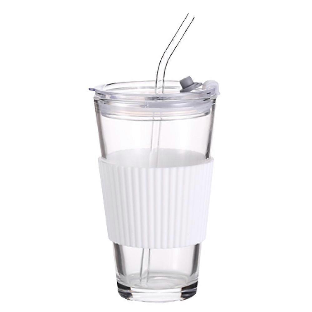 Drinking glasses Glass cups with lids Water cups with straws