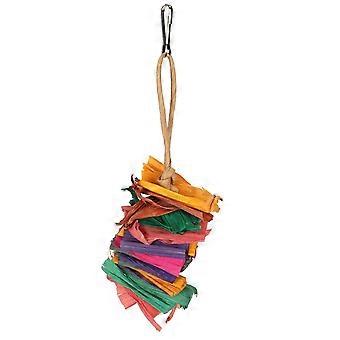 Chew Toys for Birds Bite Resistant Colorful Hanging Toys for Indoor Outdoor Boredom Reduction