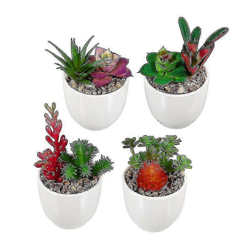 4pcs Artificial Succulents
