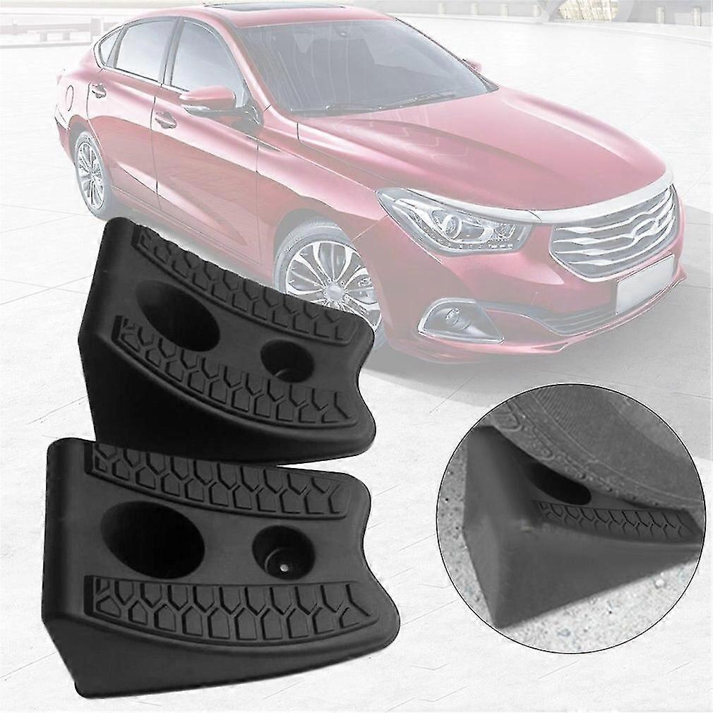 2pcs / set Auto Auto Anti-Rutsch-Block PP Auto Reifen Slip Stopper Control Achsvermessungsblock Reifen Support Pad Auto Zubehör