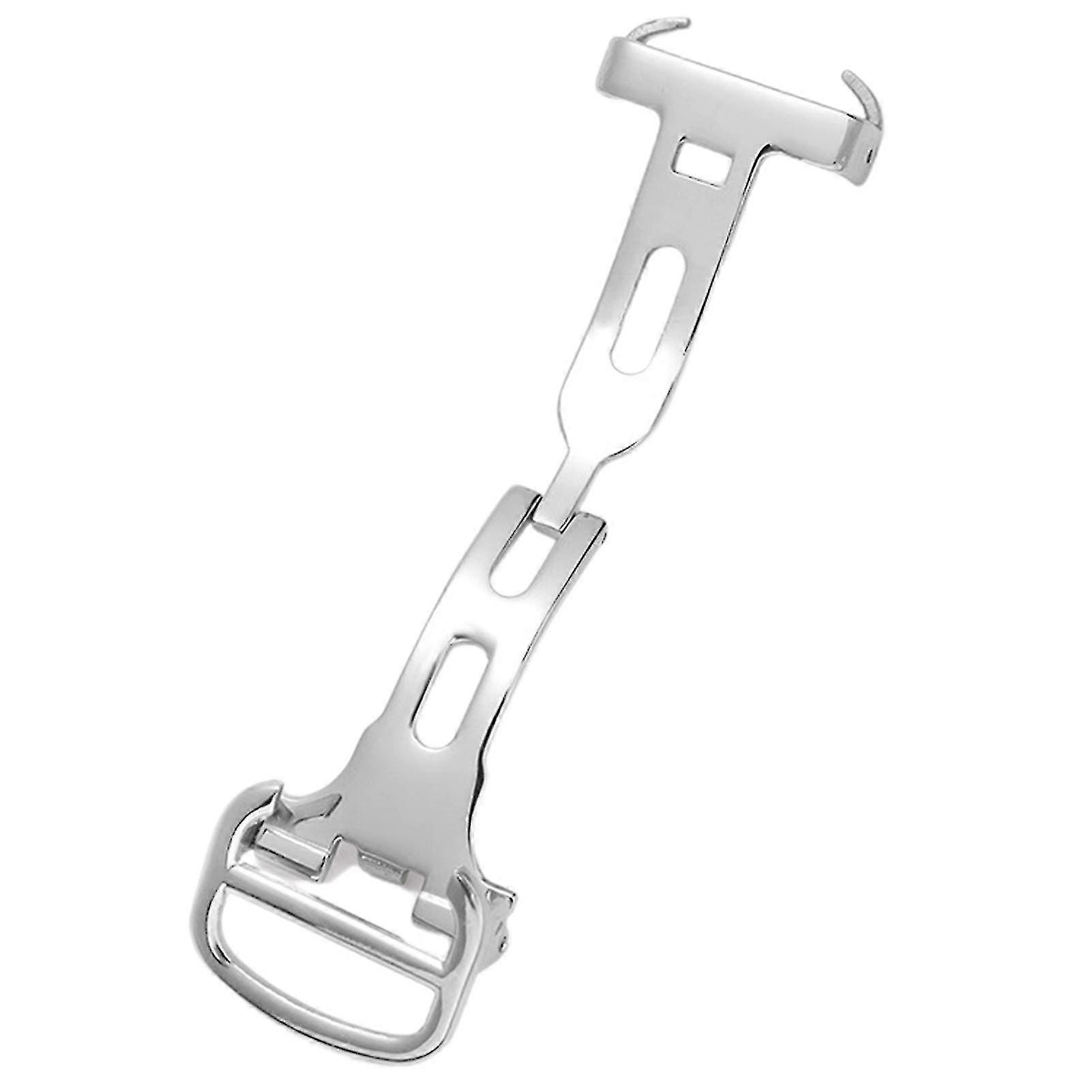 Αντικατάσταση αντι-σκουριάς πόρπης 12mm/14mm/16mm/18mm/20mm πτυσσόμενο κούμπωμα ρολογιών ανοξείδωτου για cartier μπλε ρολόι μπαλονιών