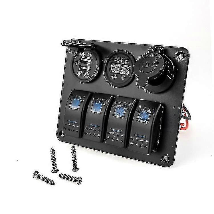 4-gjeng Rocker Switch Panel Banban