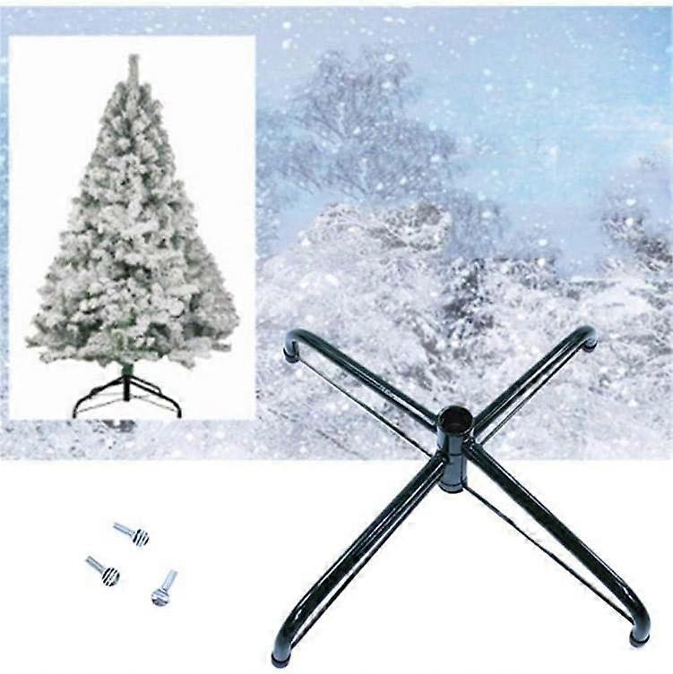 30cm Iron Foot Christmas Tree Stand Christmas Tree Support Base,Folding Suitable Base Support for Christmas Decorations for Artificial Trees