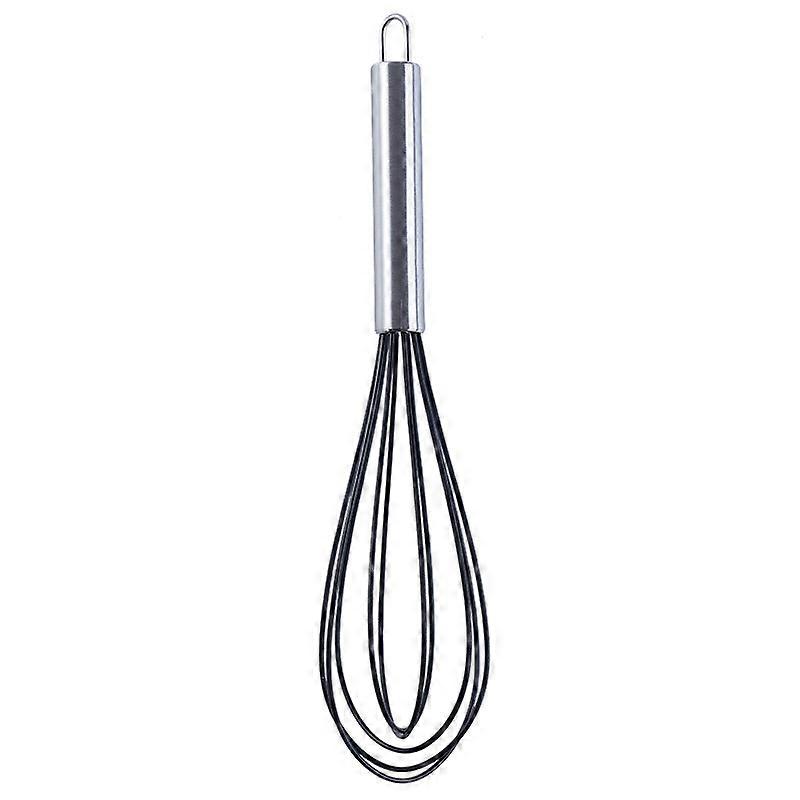 10 PCS Silicone Egg Beater, Colour: 12 inch Black