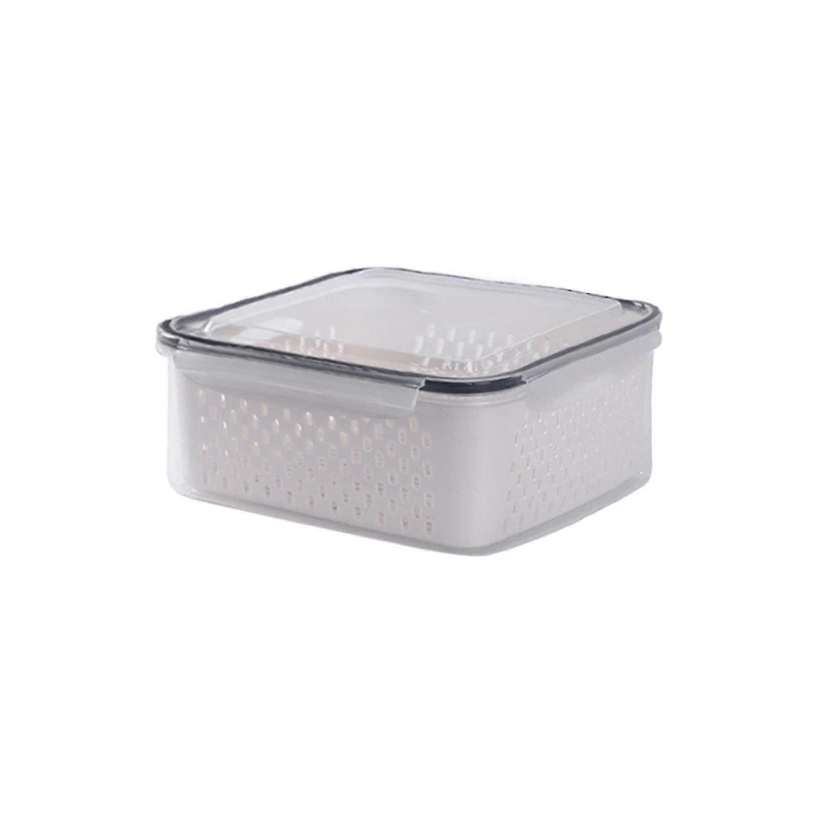 Bento Lunch Box 1 Pack  Pack Fruit And Vegetable Storage Containers For For Fridge Draining Fresh  Container 3 In 1 Product Storage Container With Lid