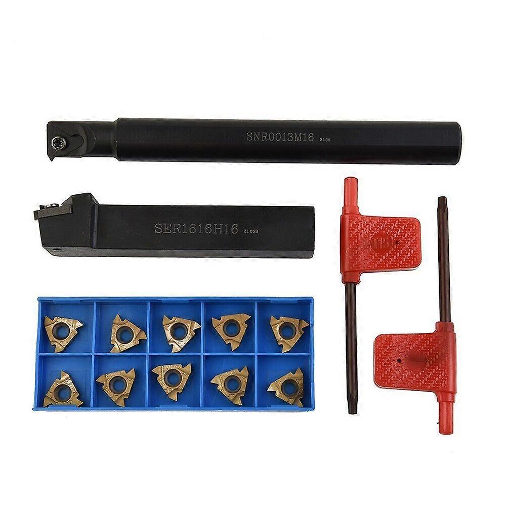 12x 1/2 - 5/8 Boring Bar Lathe Internal Threading Inserts Turning Tool-Holder///