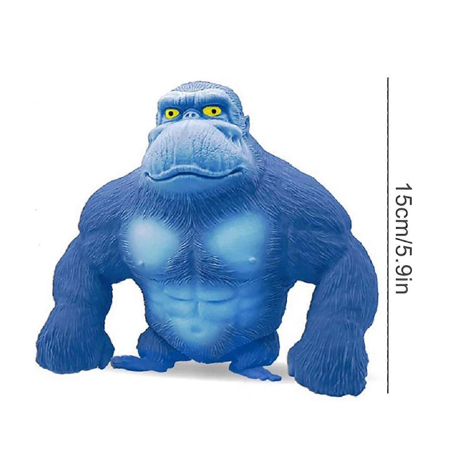 Cute Realistic Soft Latex Gorilla Doll Cartoon Toy for Birthday Party