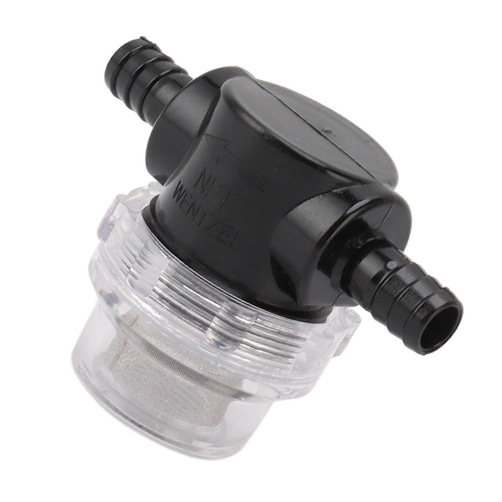 RV Marine Boat Lawn Water Pump Twist On Strainer ABS G1/4 Irrigation Pipeline Filter