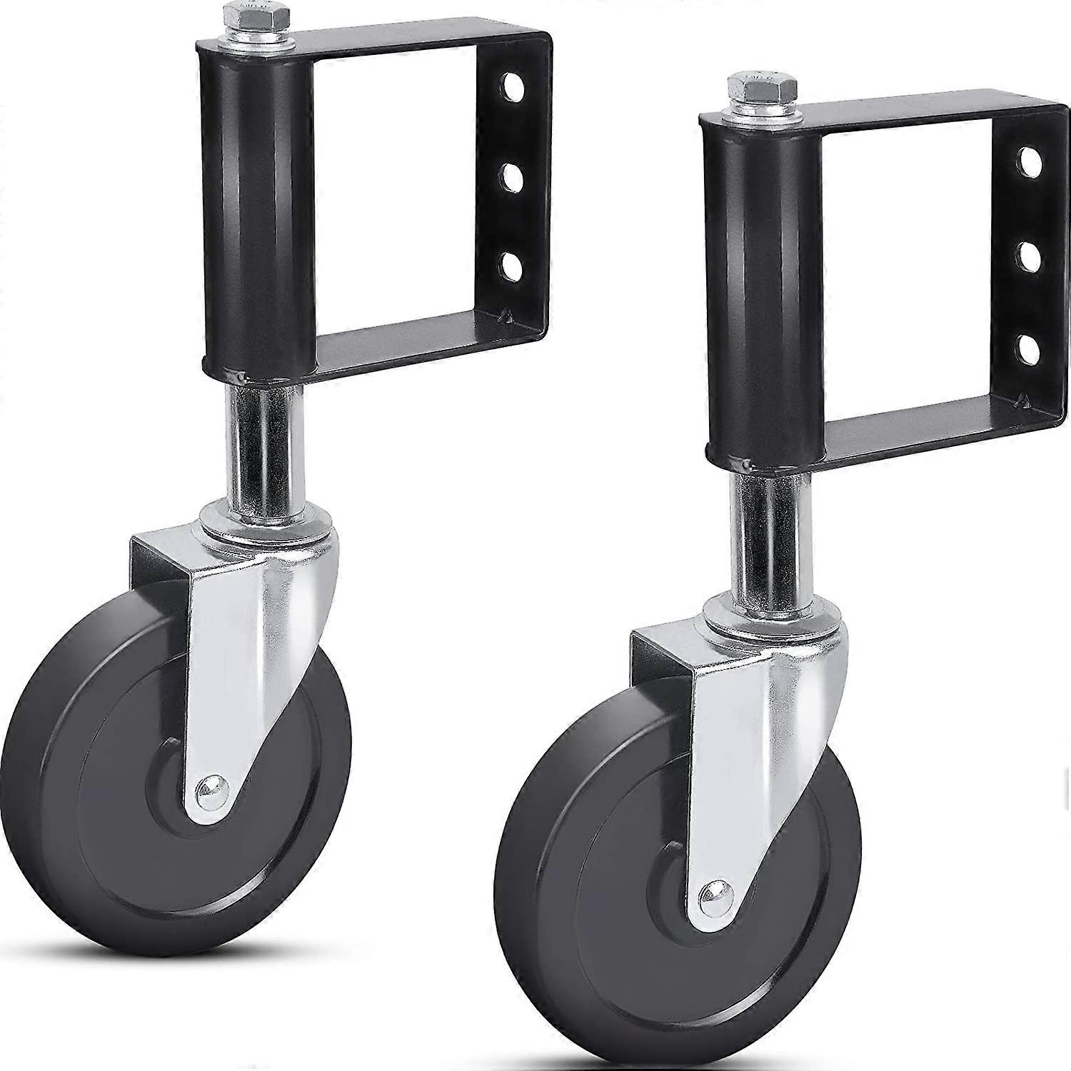 Set of 2 door rollers, black