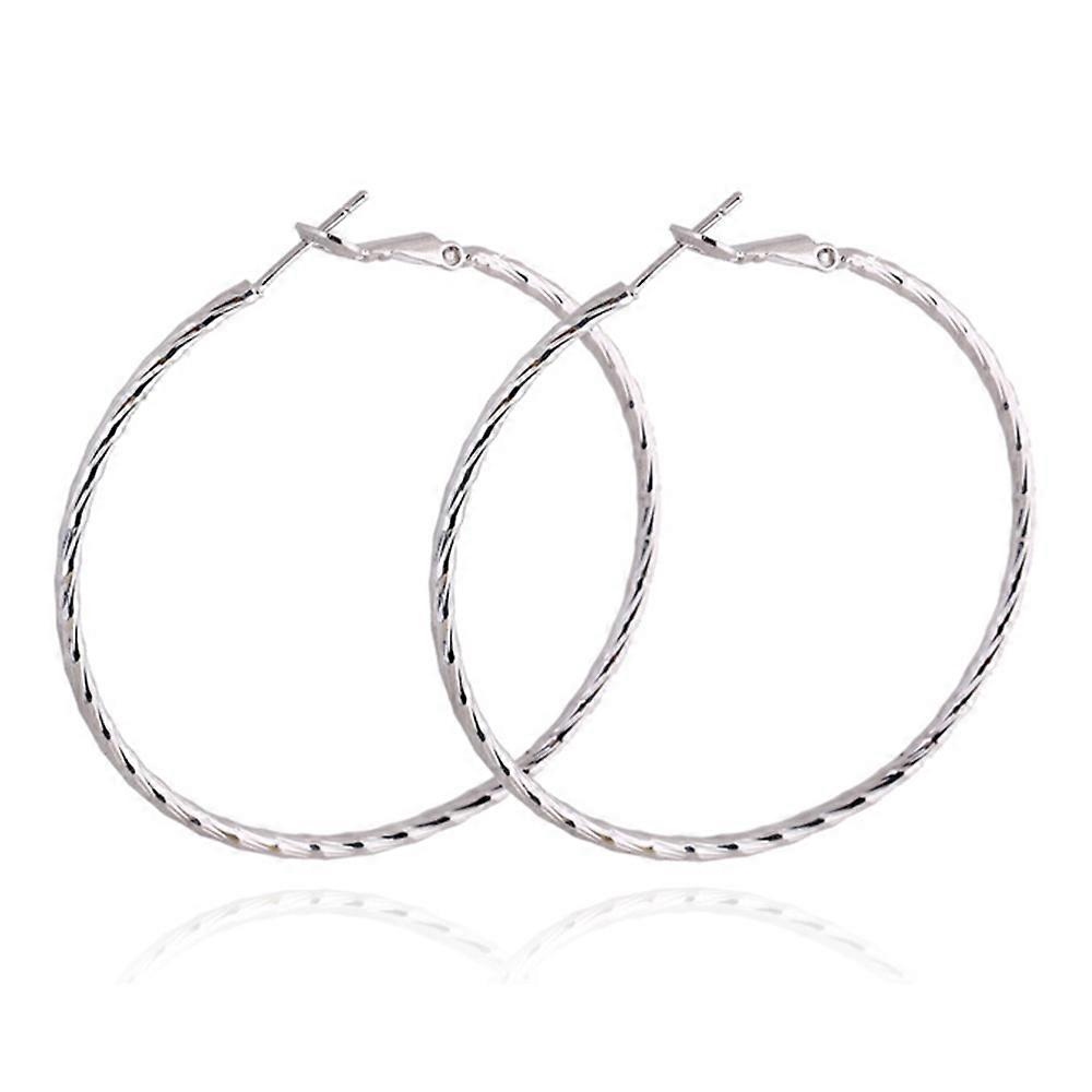 18K Gold Platinum Galvanized Earrings