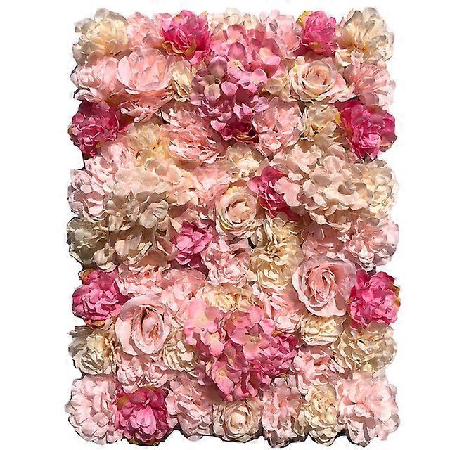 40*60cm Rose Artificial Flower Wall Panel Home Decor