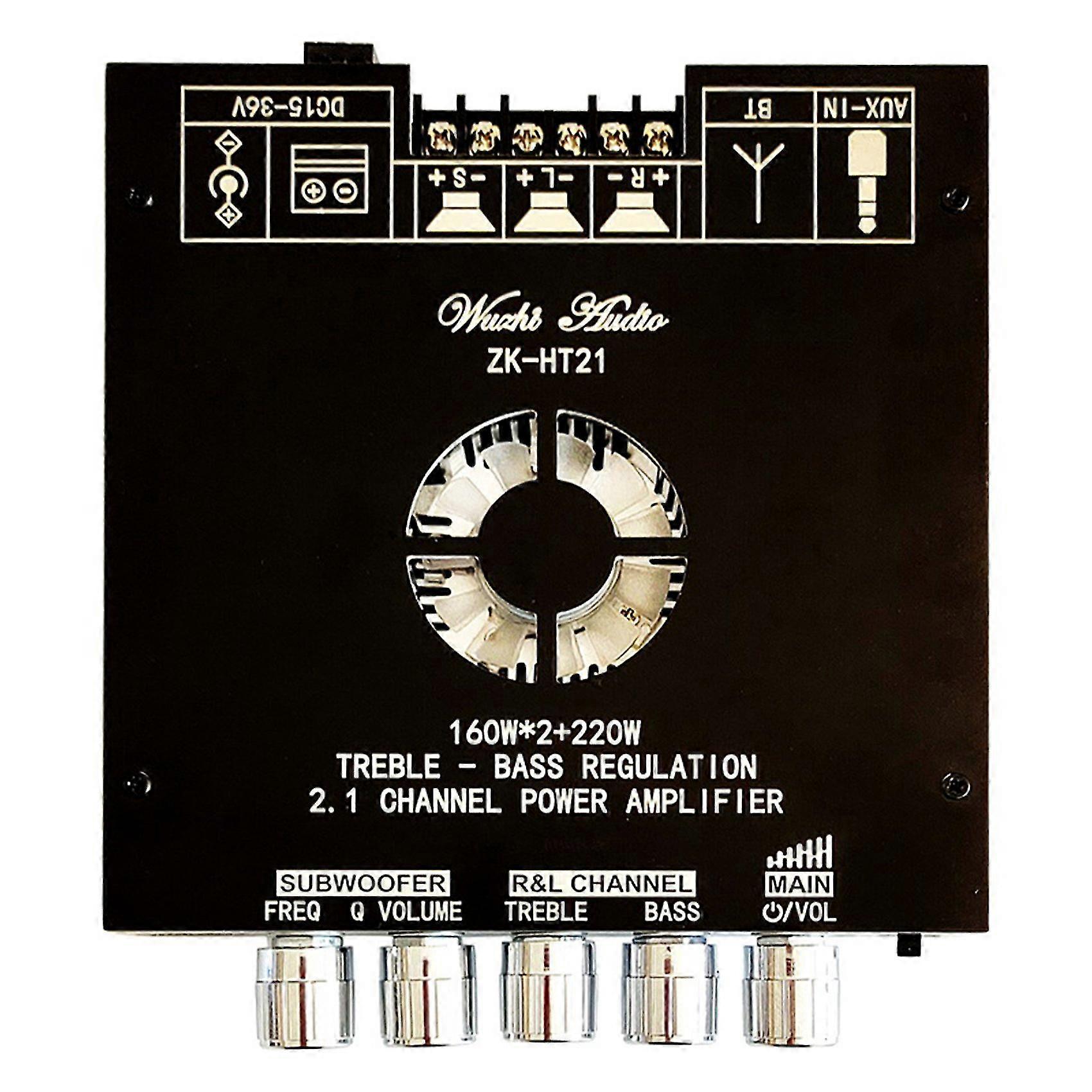 2.1-Kanal Tda7498e Bluetooth-Digitalverstärkermodul Hoch- und Tiefton-Subwoofer, 160wx2 + 220w Verstärkerplatine -ht21