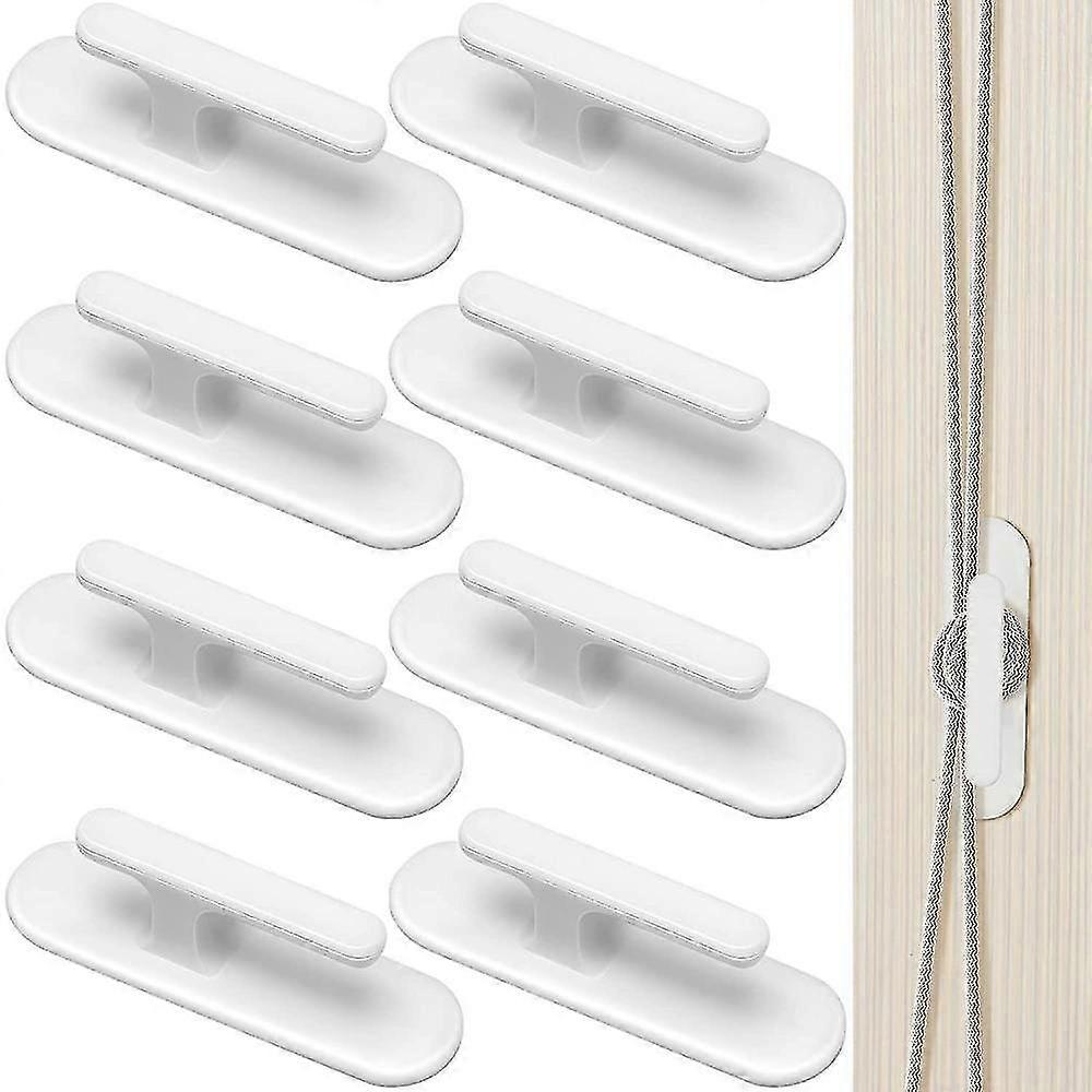 8pcs Blind Cord Twister, Safety Blind Cord Hooks, Adhesive Blind Cord Holder, Window Blinds String Holder ELJ
