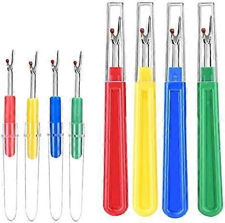 8Pcs Sewing Seam Rippers, Handy Stitch Rippers for Sewing/Crafting Removing Threads(4 Large & 4 Small)