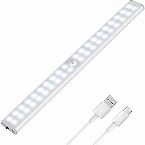 Rechargeable 40LED Intelligent Auto Light Sensor (4 Speed,White Light)