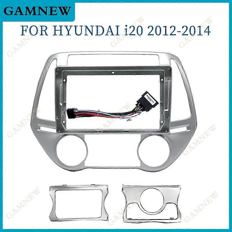 Car 9 Inch Radio Fascia For HYUNDAI I20 2012 2013 2014 Frame Android 2Din MP5 Player Stereo Panel