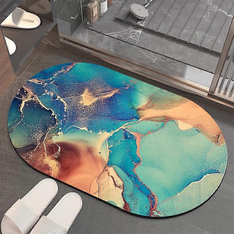 Absorbent Soft Non-Slip Bathroom Mat for Toilet Entrance