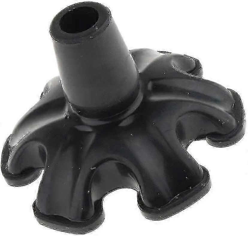 Rubber Stabilizer Tip For Cane  Sticks With 6 Non-slip Feet