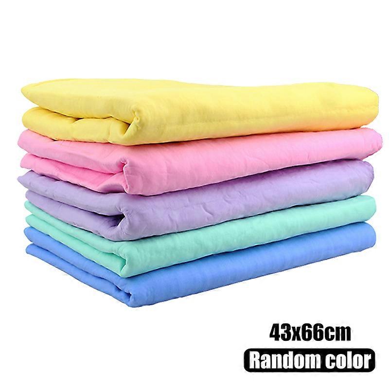 1pc Synthetic Deerskin Car Wash Towel Super Absorbent Towel Magical Care Suede Towels Cleaning Cloth Auto Washing Accessories - Car Towel