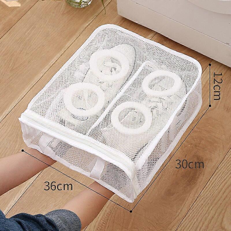 3st / set Mesh Tvättpåse Tvättmaskin Skor Väska Reseförvaringspåsar Bärbar Anti-deformation Skyddande Kläder Arrangör Tvätt Combo Enheter