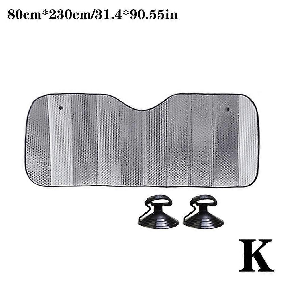 Car Shade Front Rear Window Curtain Shade Protector Windshield Visor Cover For Van Lorry Bus Rv Truck M7m5