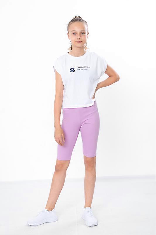 Teen Girls’ Bike Shorts – Comfortable Fit & Quick-Drying Material, Summer,  HC 6275-133-1