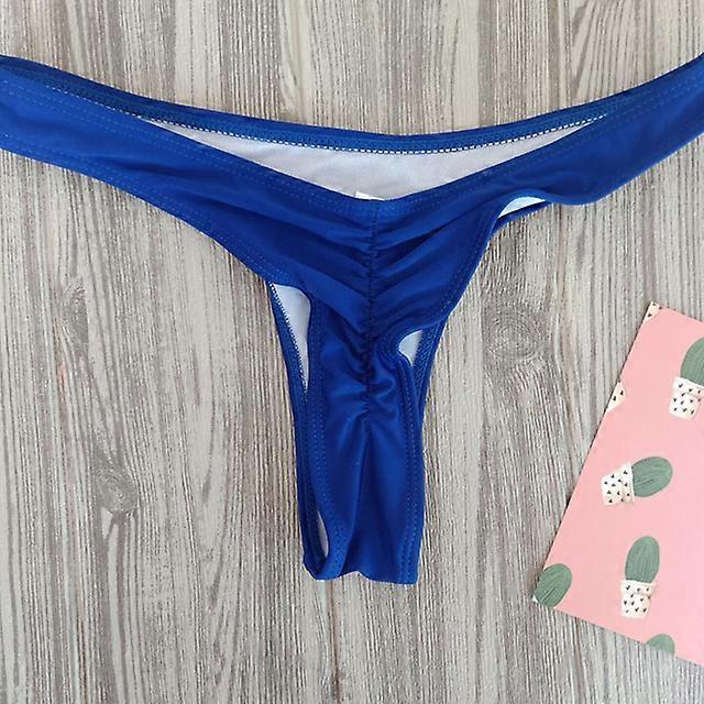 2022 Nouvelle Mode Dames String Maillots De Bain Plusieurs Couleurs Couleur Unie Plissé String Maillots De Bain Femmes Hommes Maillots De Bain |Deux
