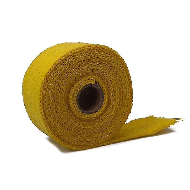 5/10/15m Bil Motorcykler Udstødningsrør Isolering Varme wrap tape Dekorativt bælte