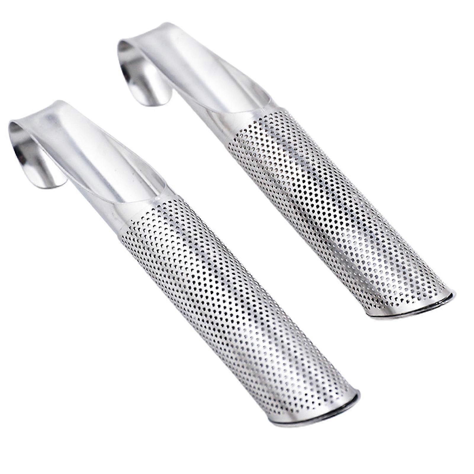 2pcs Infuser Strainer Stainless Steel Long Handle Home Mesh Tea Filter Teaware
