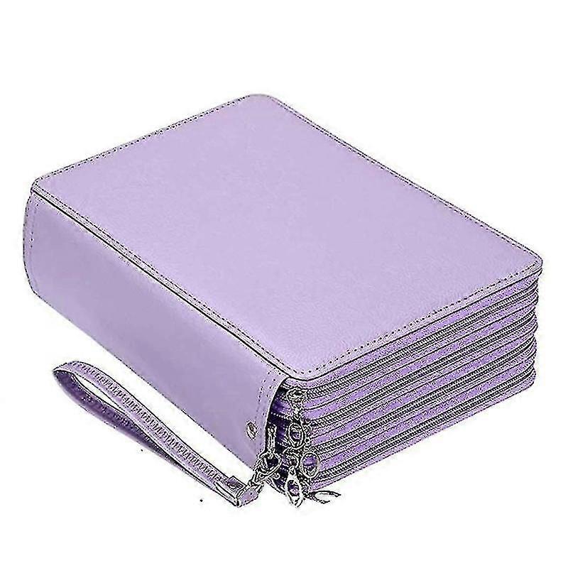 (216 Slot Paarse Pu) Etui