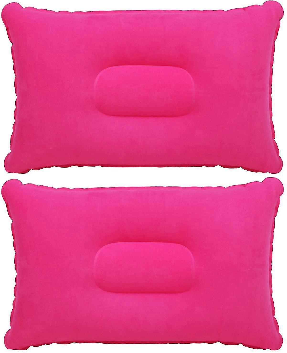2 Pack Inflatable Pillows For Travel, Camping Or In The Car