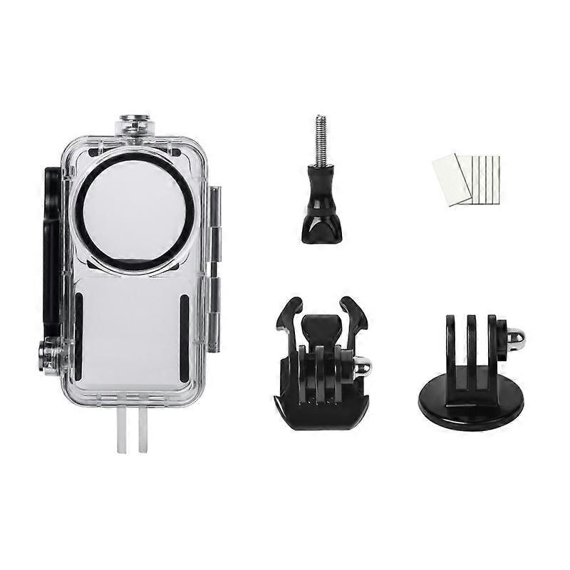 45m Waterproof Housing Diving Protective Shell Underwater Case Kit with Mount Base & Adapter & Screw for DJI Action 2