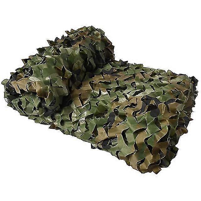 1.5mx1m /4mx5m Chasse Militaire Camouflage Net Forêt Armée Armée Camouflage Net Camping Auvent Tente Parasol Auvent