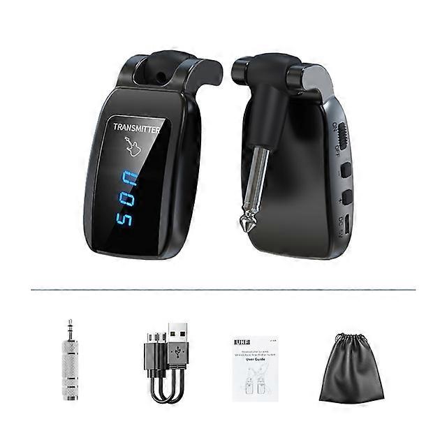 Wireless guitar transmitter Receiver 15 Channels UHF Digital Wireless Guitar System Built for Electric Guitar Bass