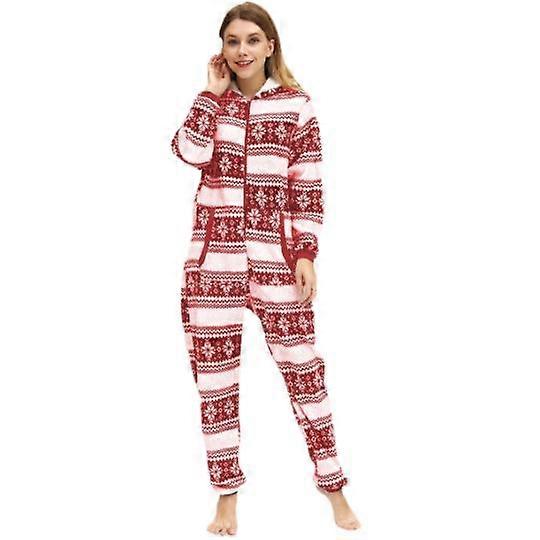 Ladies Fleece All in One Piece Pyjamas Jump Sleep Suit