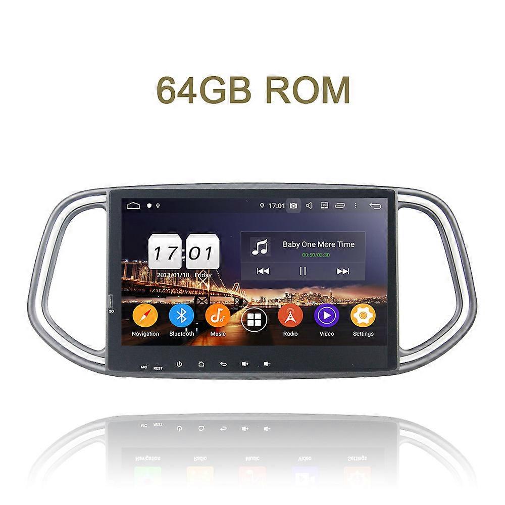 PX6 10.1" 2 din IPS TDA7851 Android 10.0 Car DVD Player 8GB+64G ROM 8 Core car radio Glonass autoradio For kia KX3 2014 - 2017