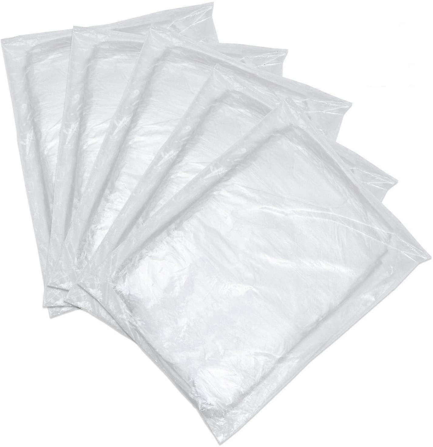 5pack 6 Microns Plastic Drop Cloth, 10-feet By 13-feet Water Proof Heavy Duty