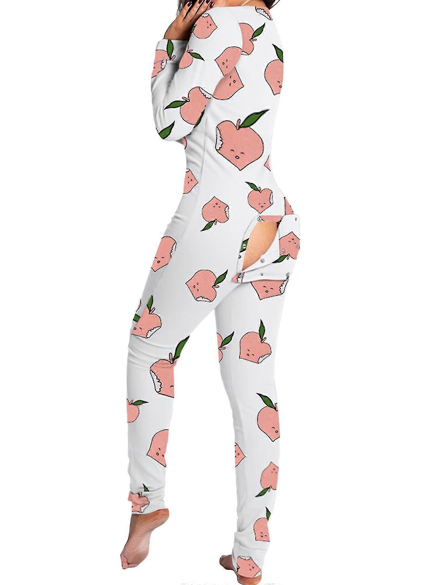 女性動物パジャマワンピースクリスマスボディスーツジャンプスーツロングスリーブスリープウェア