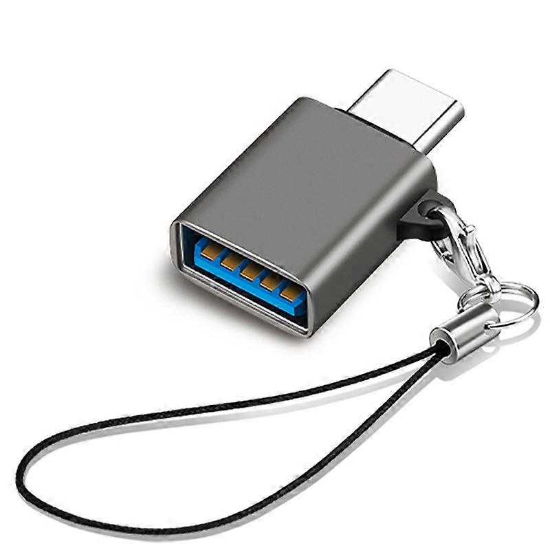 OTG Adapter Multifunctional Driver-free High Performance Efficient Convenient Fast Transmission with Anti-lost Lanyard Type-C to USB3.2 OTG Converter