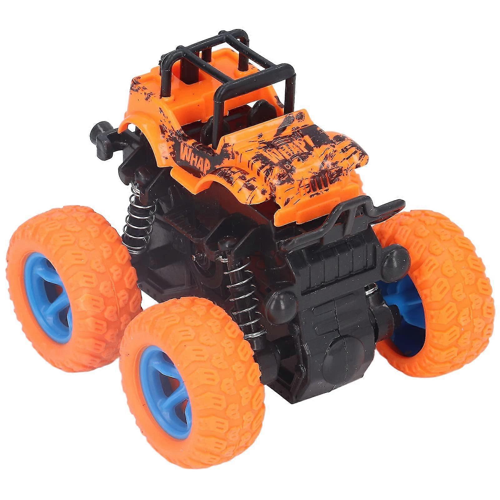 Inertial All-terrain Vehicle, Shock Resistance, Four-wheel Drive, Rounded Edges, Suspension Spring