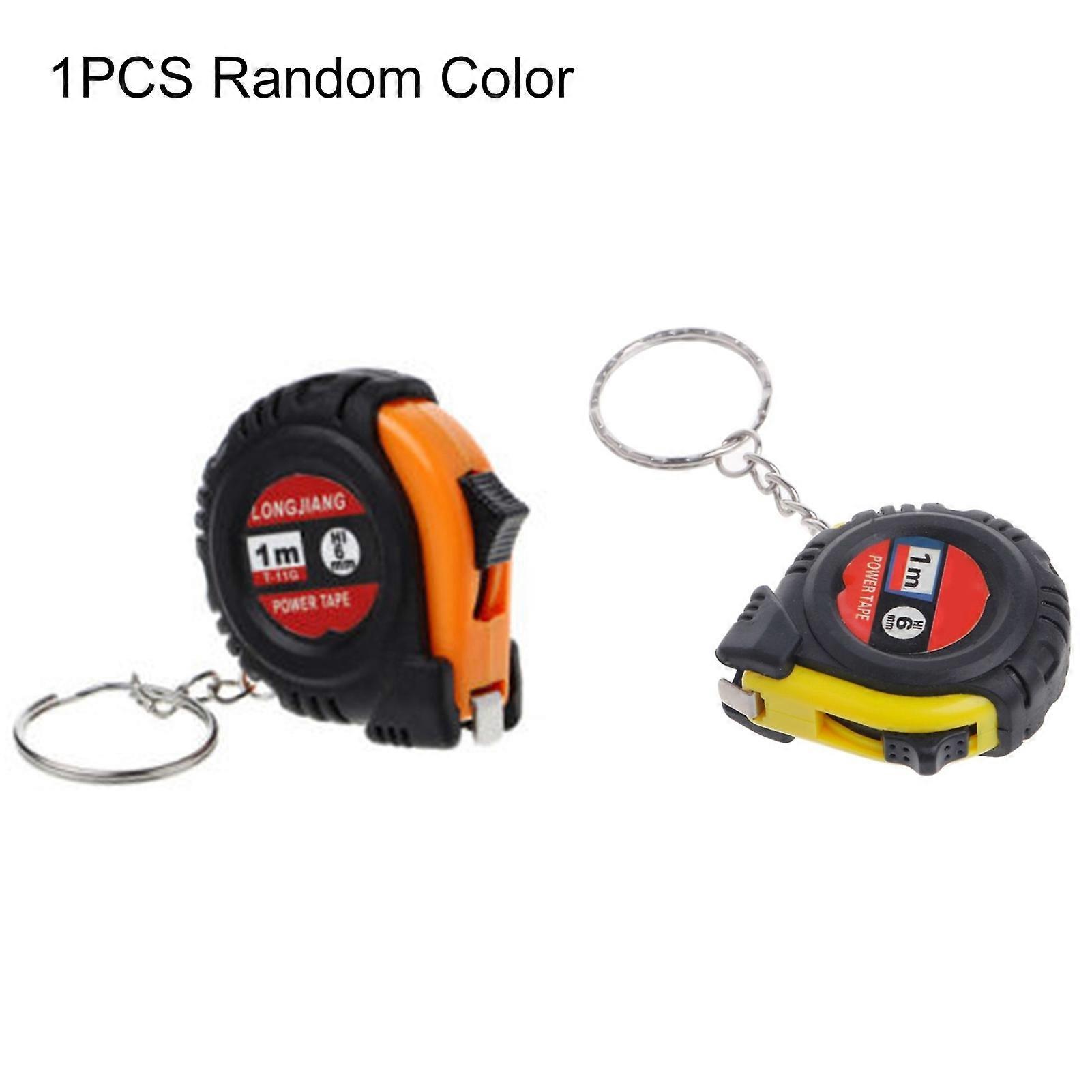 1m Mini Retractable Ruler Tape Measure Key Chain Style Home Work Measuring Tool JIKAIX